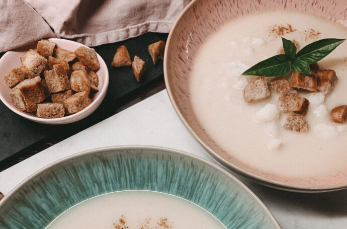 Schnelle Blumenkohl-Zitronen Suppe
